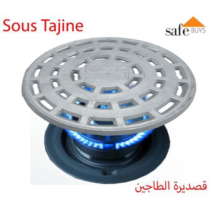 Sous Tajine - Étain protecteur pour Tajine Contre la Chaleur, et les Crevasse.