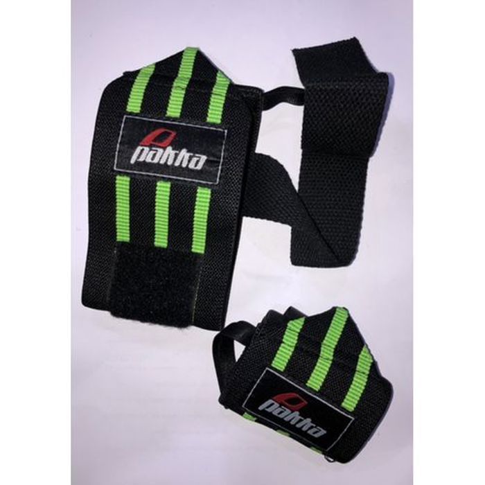 Bande de musculation - PAKKA - Strap de soutien poignets - Réglable - Confortable - Protection optimale
