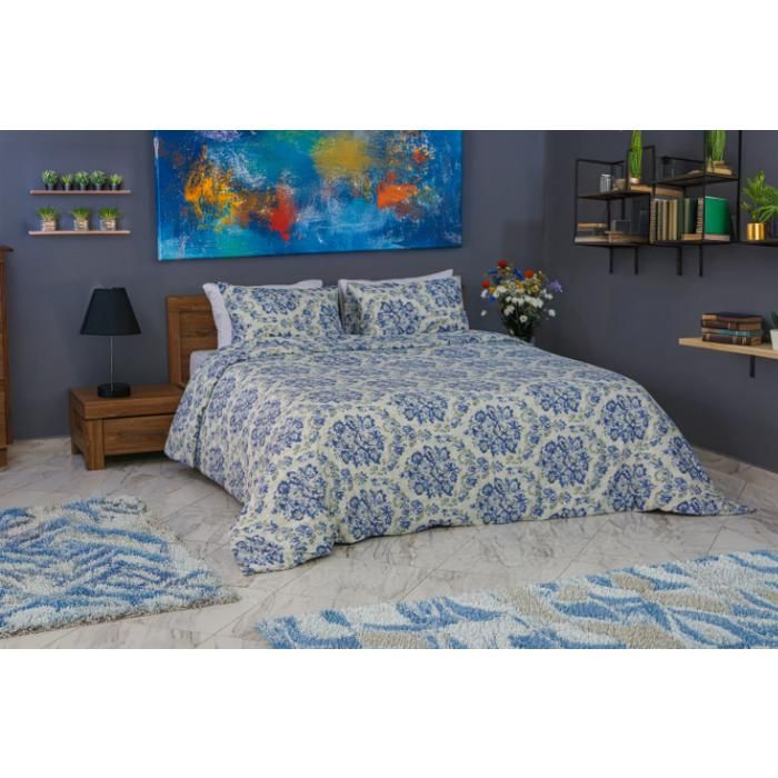 Housse de couette URANUS Antiallergique (2places) + 2 Taies d’oreiller Offerts