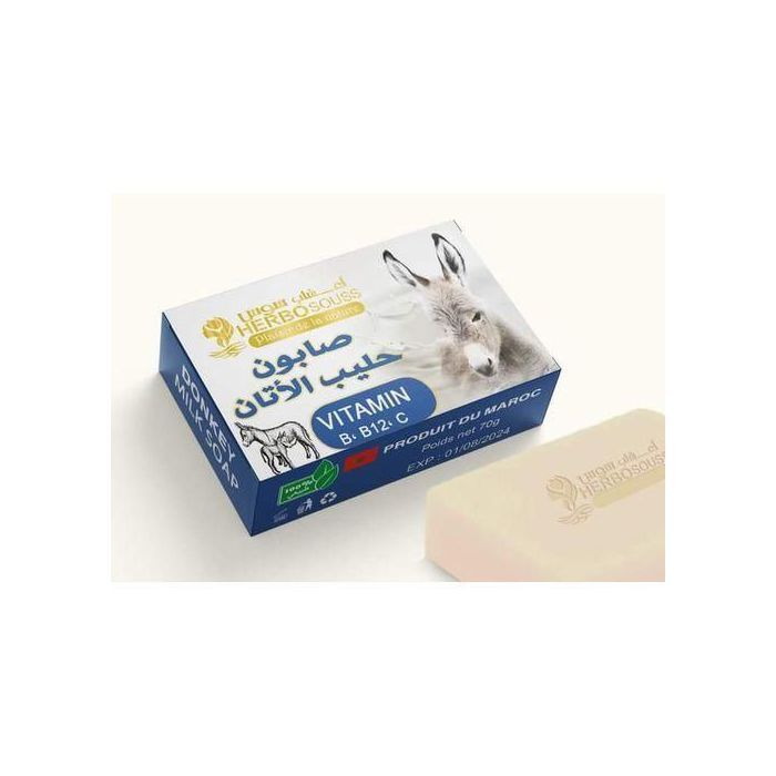 Savon au Lait d'Ânesse Pur – Douceur Naturelle pour la Peau