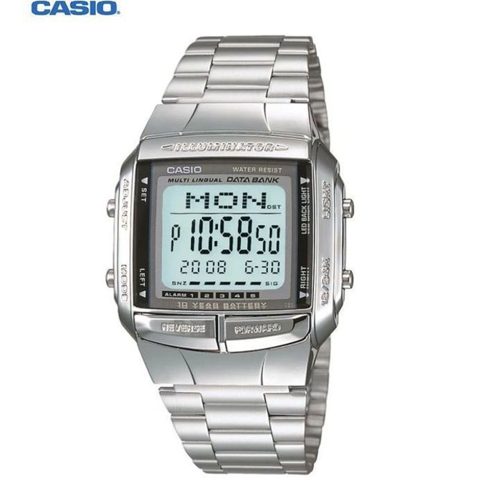 Casio Montre Homme Chrono lumière teleemo 30 Vintage Quartz Digitale -DB-360-1ADF