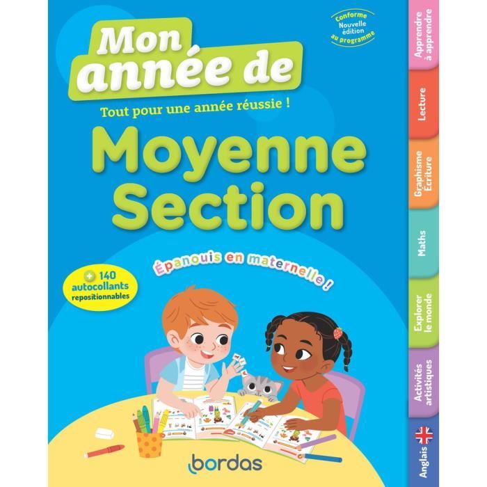 Bordas - Mon annee de Moyenne Section - - Lacoste Valerie/Stepien Sophie/Giraudon Diane/Michel-Bechet Marion