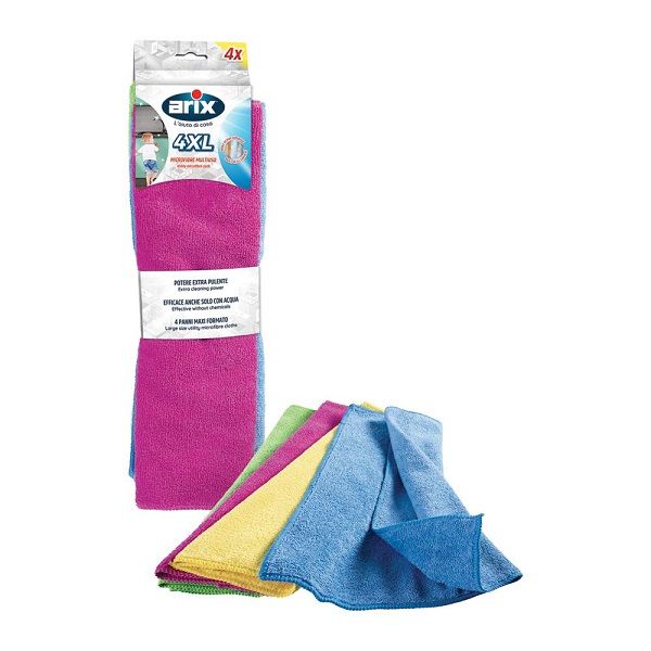 Pack de 4 Microfibres Multi-Usage Arix 36x38cm 28604