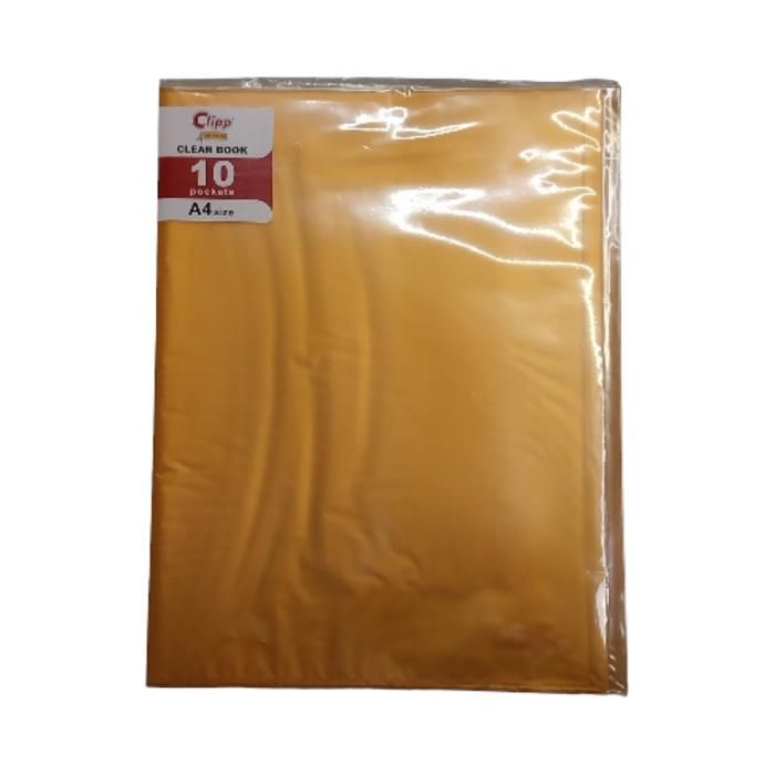 PORTE VUE TRANSPARENT FILE A4 MAT 10PKT