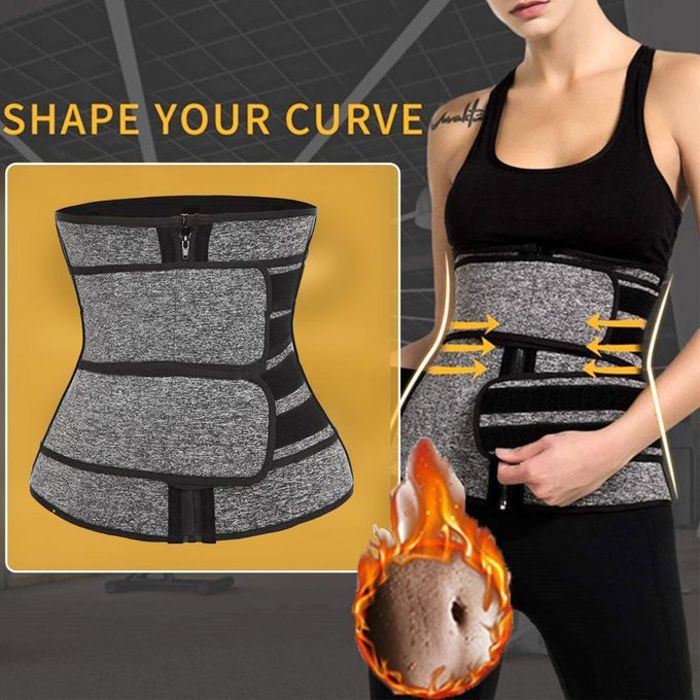Ceinture serre-taille unisex corset d'entraînement pour perte de poids élastique