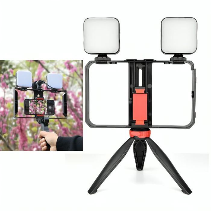 Kit de tournage vidéo avec 2 lampes de remplissage à LED - AY-49X