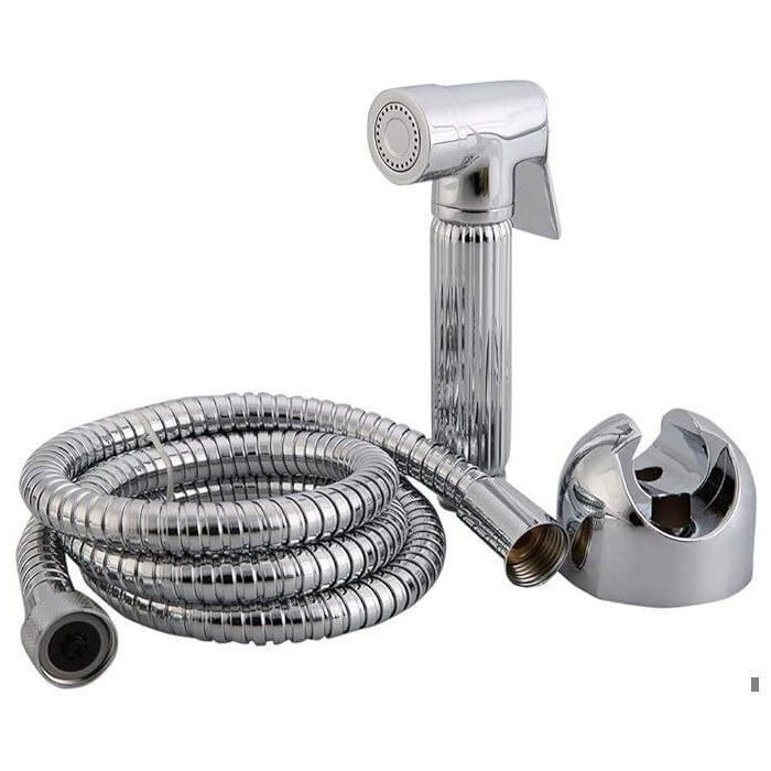 kit DOUCHETTE  WC LAITON chrome + FLEXIBLE