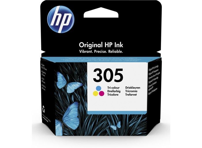HP 305 Tri-color Original Ink Cartridge pour Deskjet 27xx Séries Deskjet Plus 41xx séries