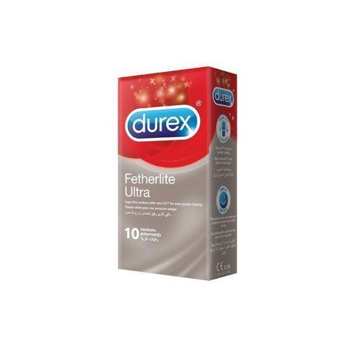 Durex Packet Fetherlite Boite De 10 Preservatifs