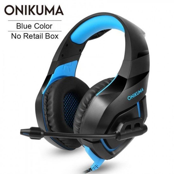 Casque Gamer - ONIKUMA - K1-B - Son Stéréo - Micro Intégré - Lumière LED