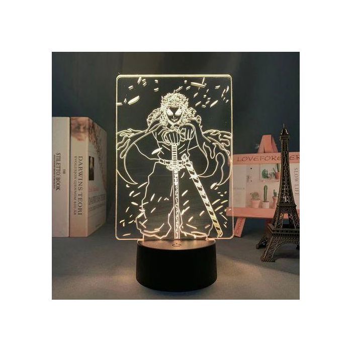 Lampe 3D Veilleuse - Demon Slayer - Kyojuro Rengoku - RGB - Rechargeable USB - 3W