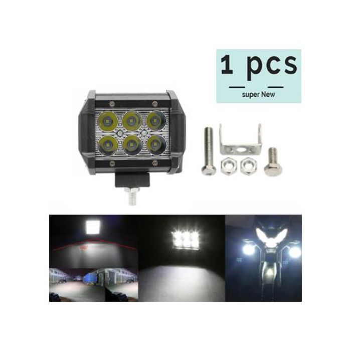 *// 1 pièce Phares antibrouillard Lampe de travail 6 LED pour voiture, camion, bateau, SUV