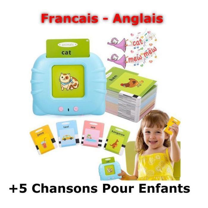 Cartes Éducatives - GENERIC - Storio Toys - Multicolore - 3 ans et plus - Interactives, Couleur aliatoire