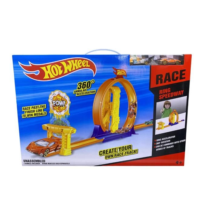 Circuit Hot Wheels ring 360 rotation