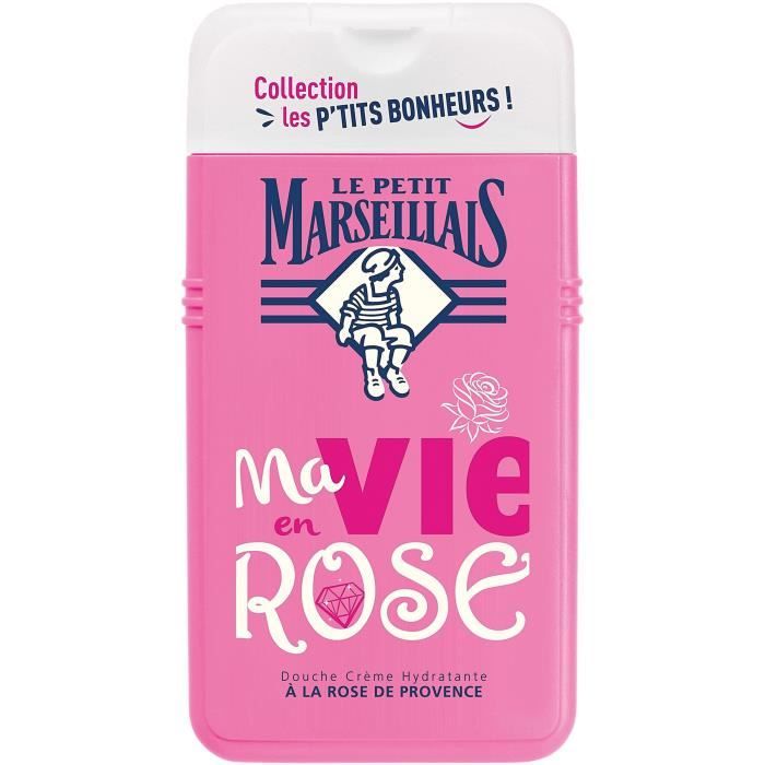 Gel Douche - LE PETIT MARSEILLAIS - Ma Vie En Rose - 250ml - Hydratant - Sans parabène