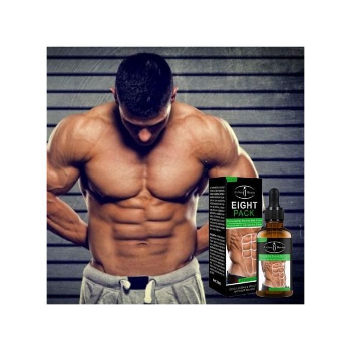 Huile Amincissante Eight Pack : Abdominaux Sculptés & Silhouette Affinée