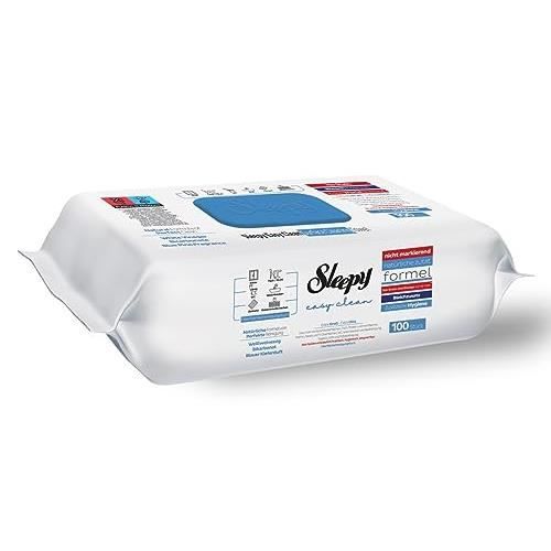Lingettes de nettoyage de surface à l'eau de Javel Sleepy Easy Clean, 100 Lingettes