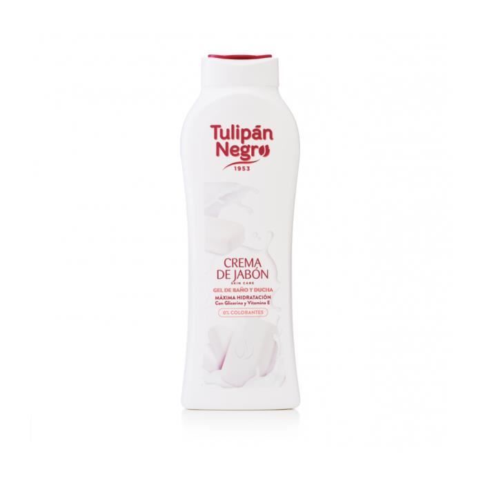 Gel douche - TULIPAN NEGRO - Crème de Savon - 650 ml - Unisexe - Flacon