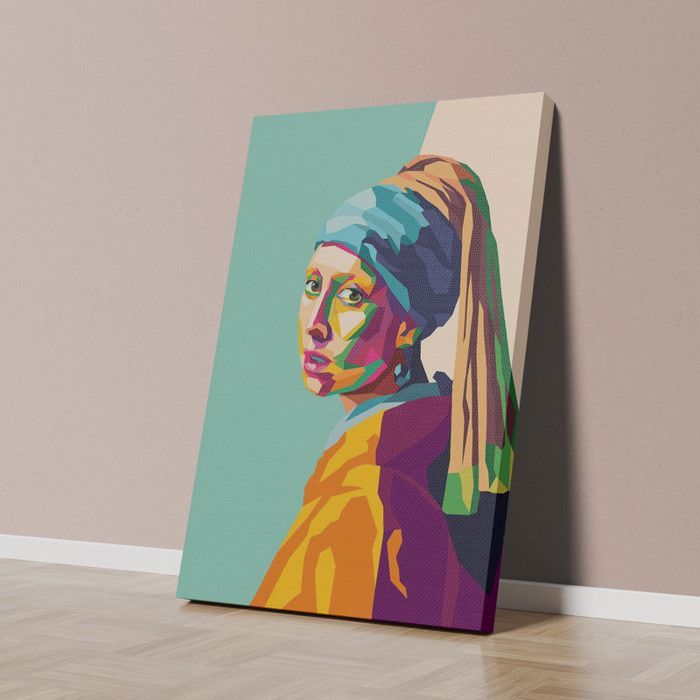 Tableau décoratif - Éclat et mystère - 40 x 60 cm - Velours multicolore - Style contemporain
