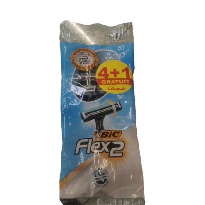 RASOIRS JETABLES BIC FLEX 2 4+1GRT