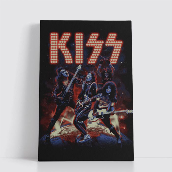 Tableau Rock sur Toile – Affiche Murale 25x40 cm Groupes de Rock Légendaires et Modernes 185