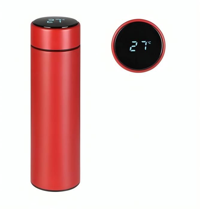 Tasse intelligent avec affichage de température LED - Rouge
