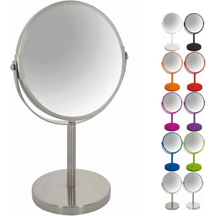 Miroir de voyage polyvalent à rotation 360 degrés (Couleur aléatoire)