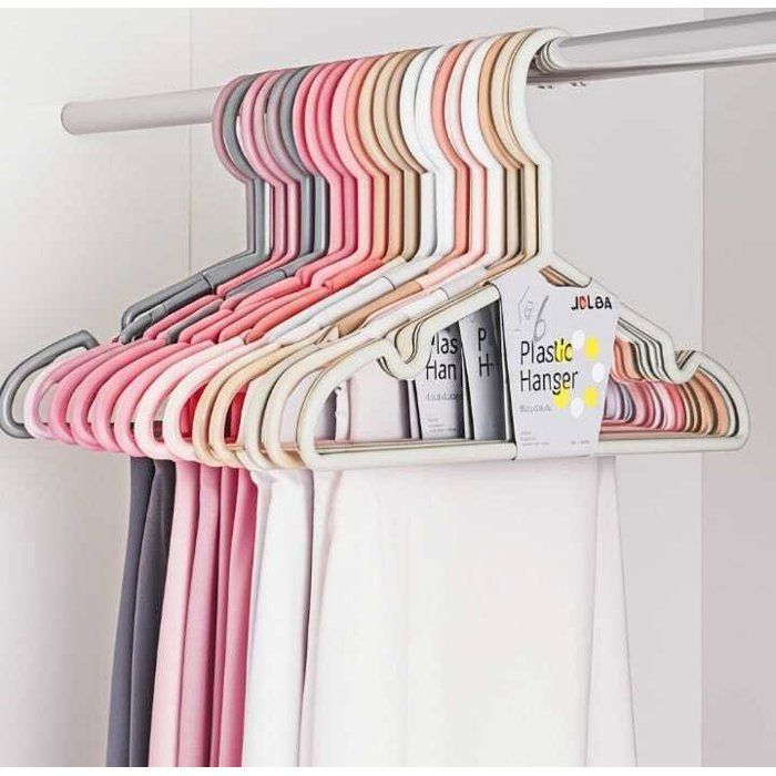 Lot de 5 cintres (38 cm), cintres en plastique ultra minces pour vêtements