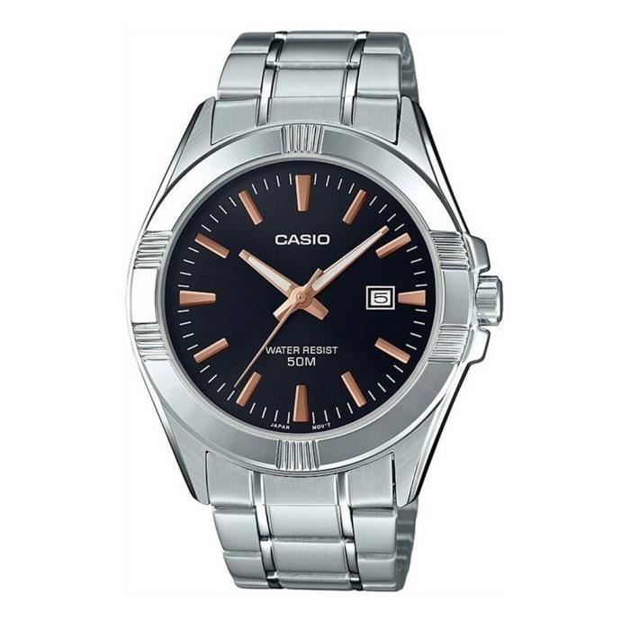 Montre Quartz Homme - Casio MTP-1308D-1A2 - Bracelet Acier - Chronographe - Etanche 50m
