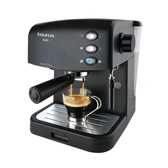 Machine à café pression ESPRESSO BARI 1,5L 15BARS TAURUS