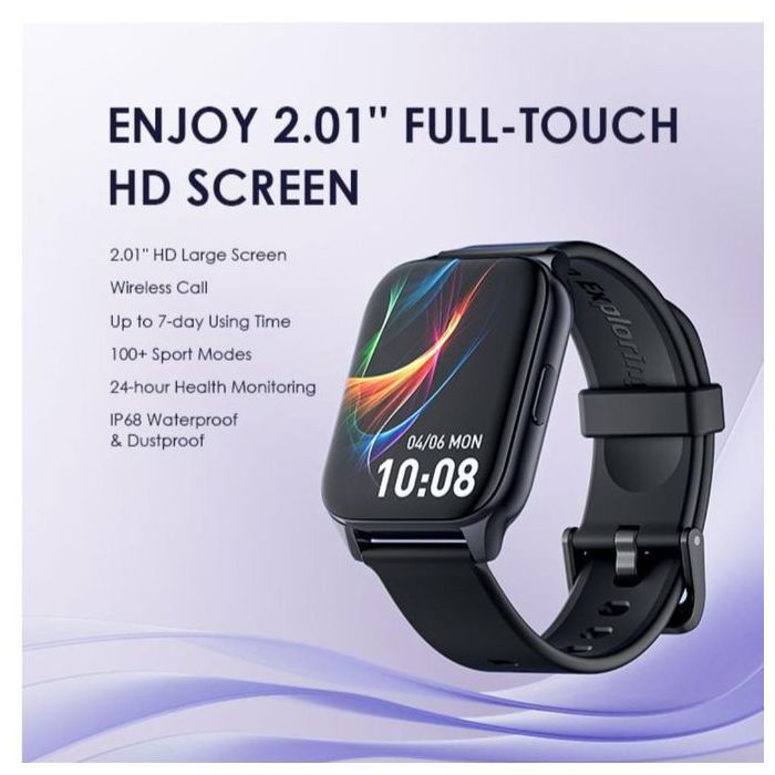 Watch 4 Plus Oraimo OSW-801 BT Call 2.01 HD Large Screen Smart Watch