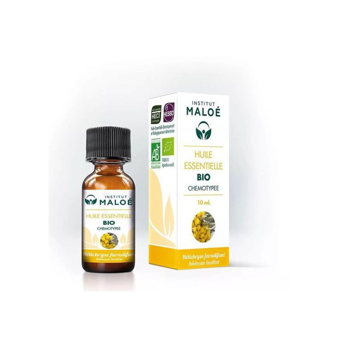Institut Maloé Huile essentielle d'Hélichryse faradifani bio 10 ml - Made in France