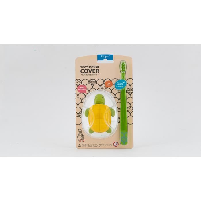 COUVERCLE BROSSE A DENT COMBO - TORTUE