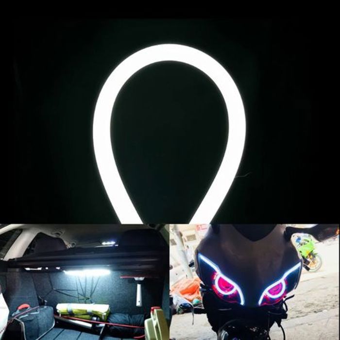 1pièce de Guide étanche DRL bande lumineuse Flexible décorative pour voiture 30cm