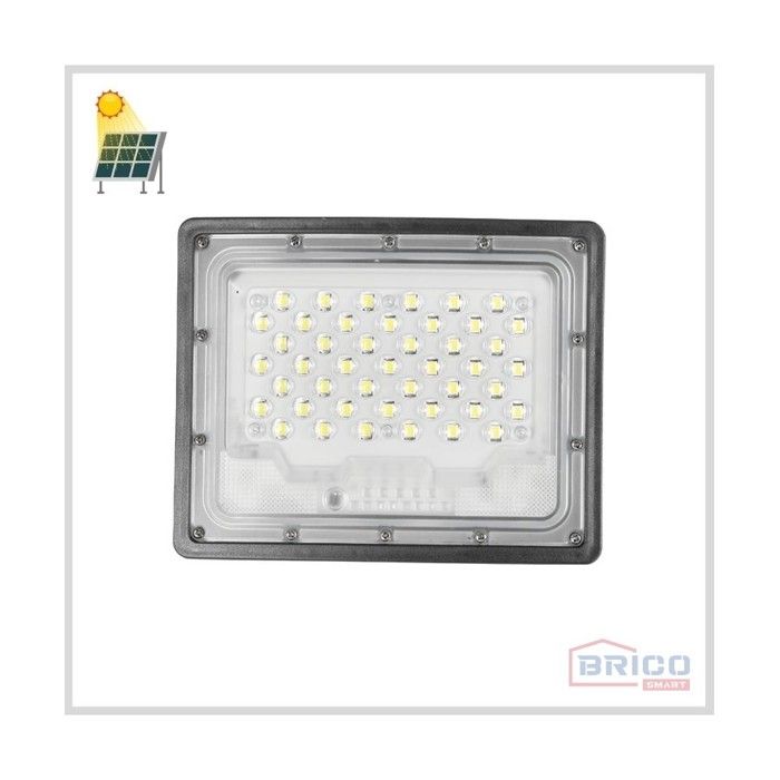 Projecteur extérieur - LUNA - 400W - Panneau bifacial - Lumière blanche - 6500K