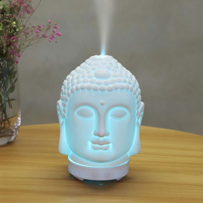 DIFFUSEUR HUMEDIFICATEUR HUILE ESSENTIELLE BOUDDHA 7 COULEURS