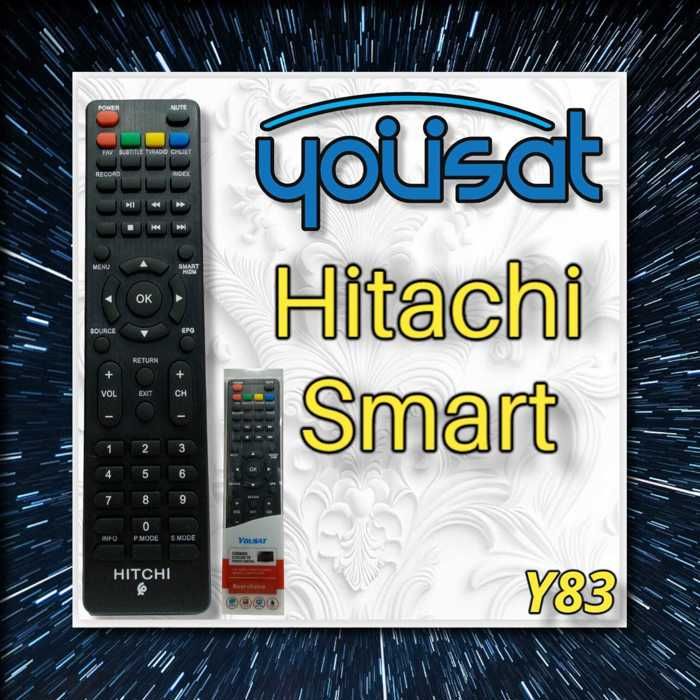 Télécommande TV - Hitachi - Smart Android - Noir - Simple - Compatible avec plusieurs appareils
