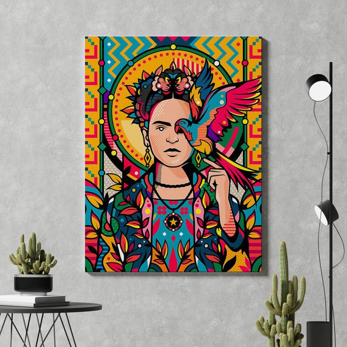 Tableau Décoratif - Pop Art Velours - 80 x 120 cm - Couleurs Intenses - Design Contemporain