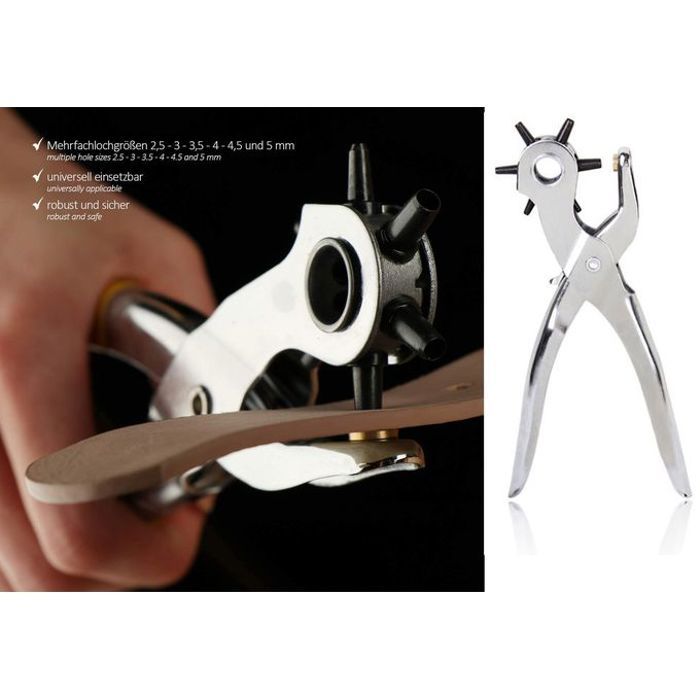 Perforateur de ceinture 6 tailles