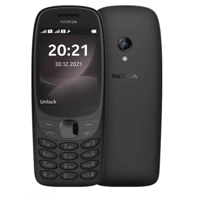Nokia 6310 telephone portable doule sim batterie jusqu'à 16 jours - Noir