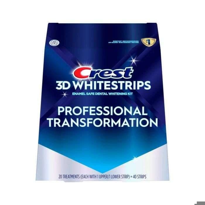Crest 3D WhiteStrips – Soin Blanchissant Professionnel à Domicile 20 Traitement : une solution maison pour éliminer 20 ans de taches