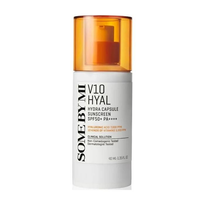 Crème solaire - SOME BY MI - V10 Hyal Hydra Capsule - SPF50+ - 40ml - Hypoallergénique