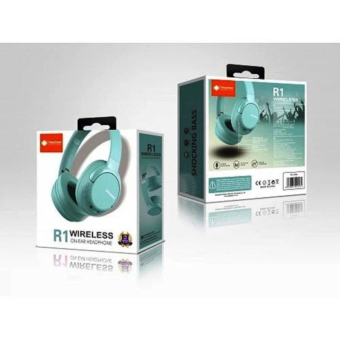 Deep Bass casque Bluetooth V5.0+EDR R1 Stereo