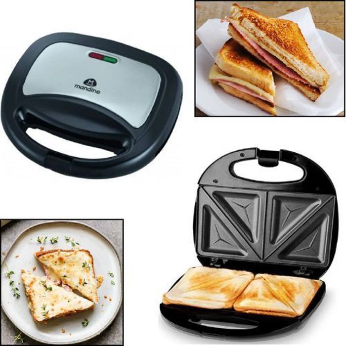 Mandine Offfre  Appareil à Panini Sandwich croque monsieur électrique