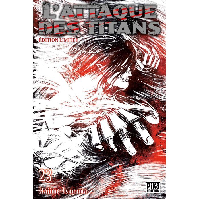 Manga - Pika Édition - L'attaque des titans T.23 - Eren - Liberté - Bataille Mahr/Eldia