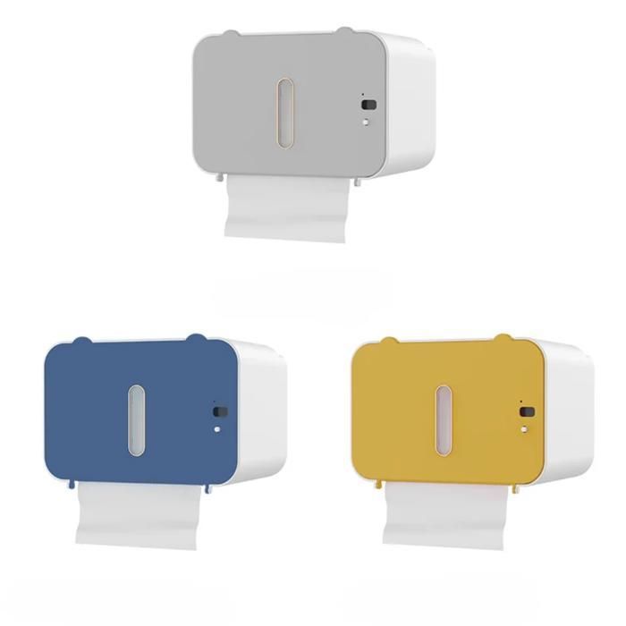 Distributeur électrique de papier toilette mural à induction, étanche (Couleur aléatoire)