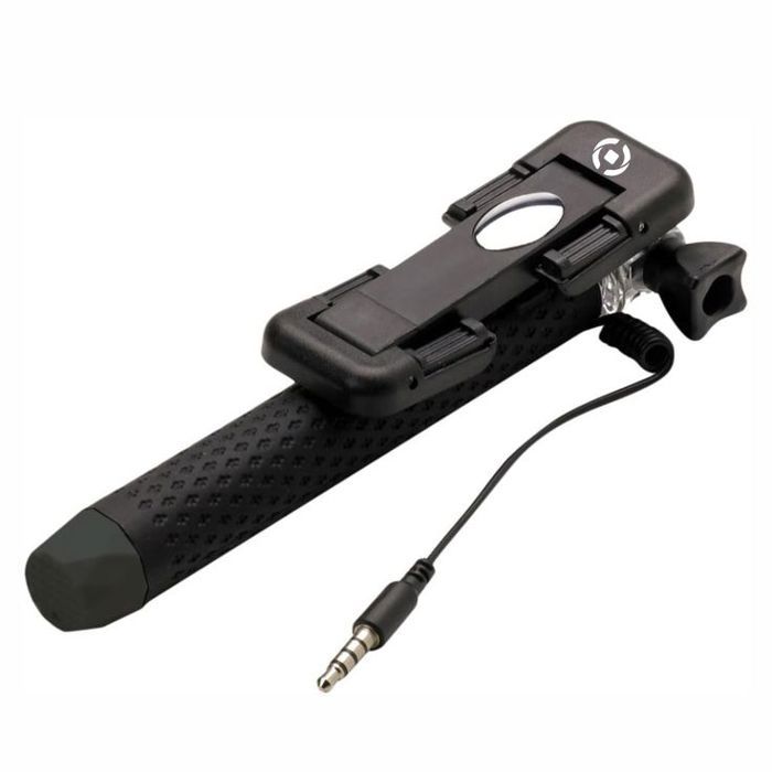Celly Mini Selfie Stick pour smartphones jusqua14 cm - Noir