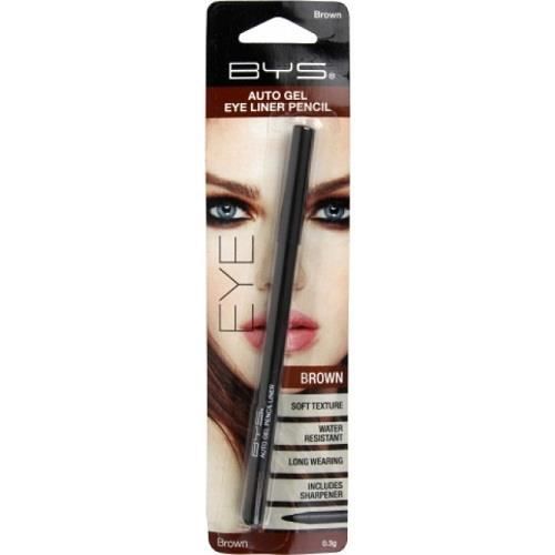 Crayon Yeux - BYS - Automatic Gel Eyeliner - Marron - Résistant à l'eau - Doux œil smokey
