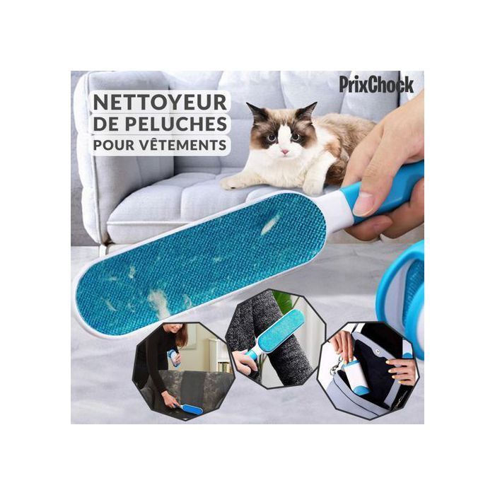 Nettoyeur De Peluches Anti poils Pour Vêtement Avec Base Autonettoyante Efficace