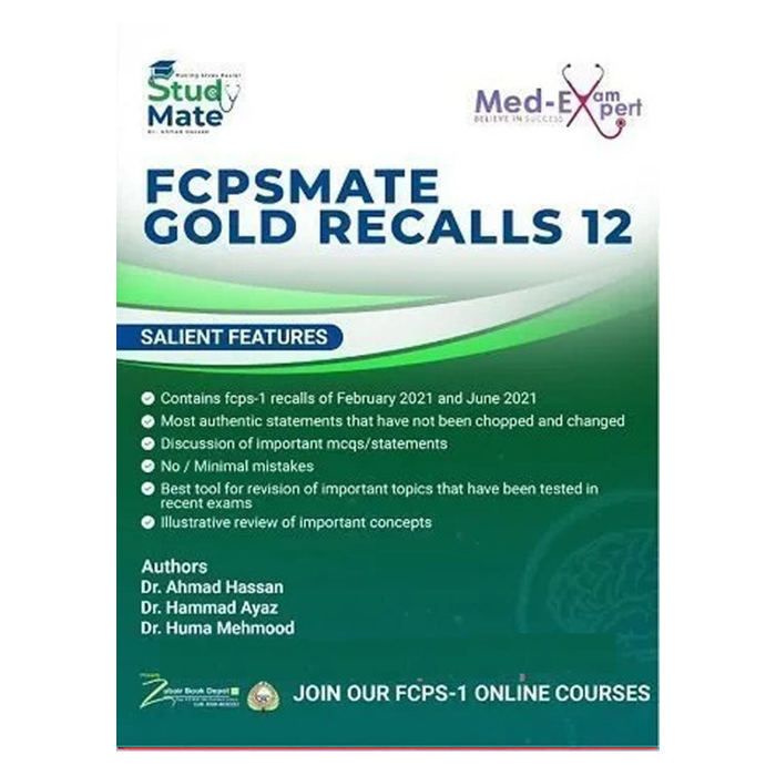 Rappel de produit - GENERIC - FCPSMATE GOLD RECALLS 12 - Collection FCPSMATE